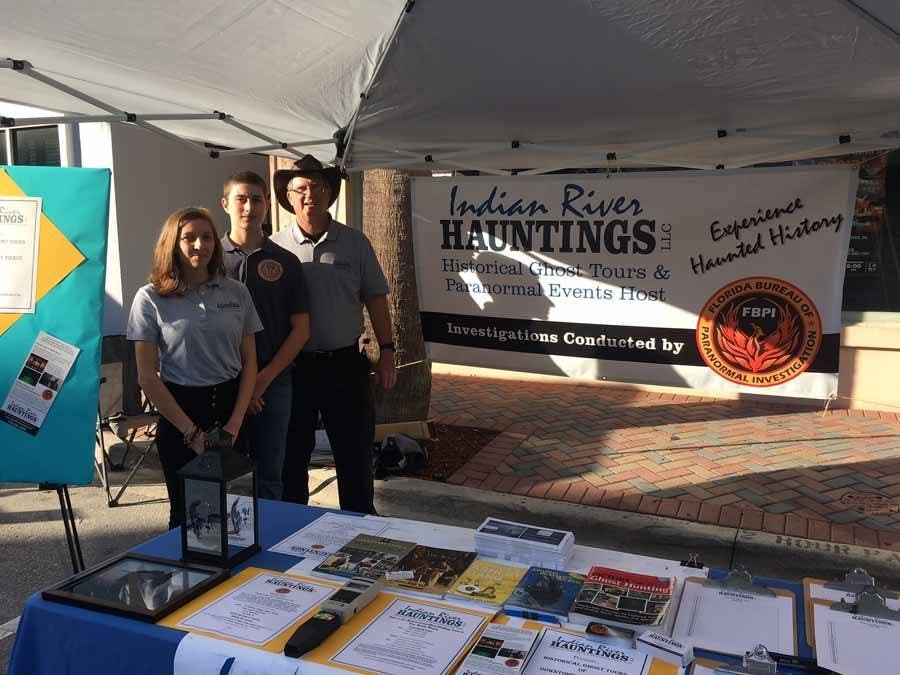 Larry with Jesse and Liam at History Fair
